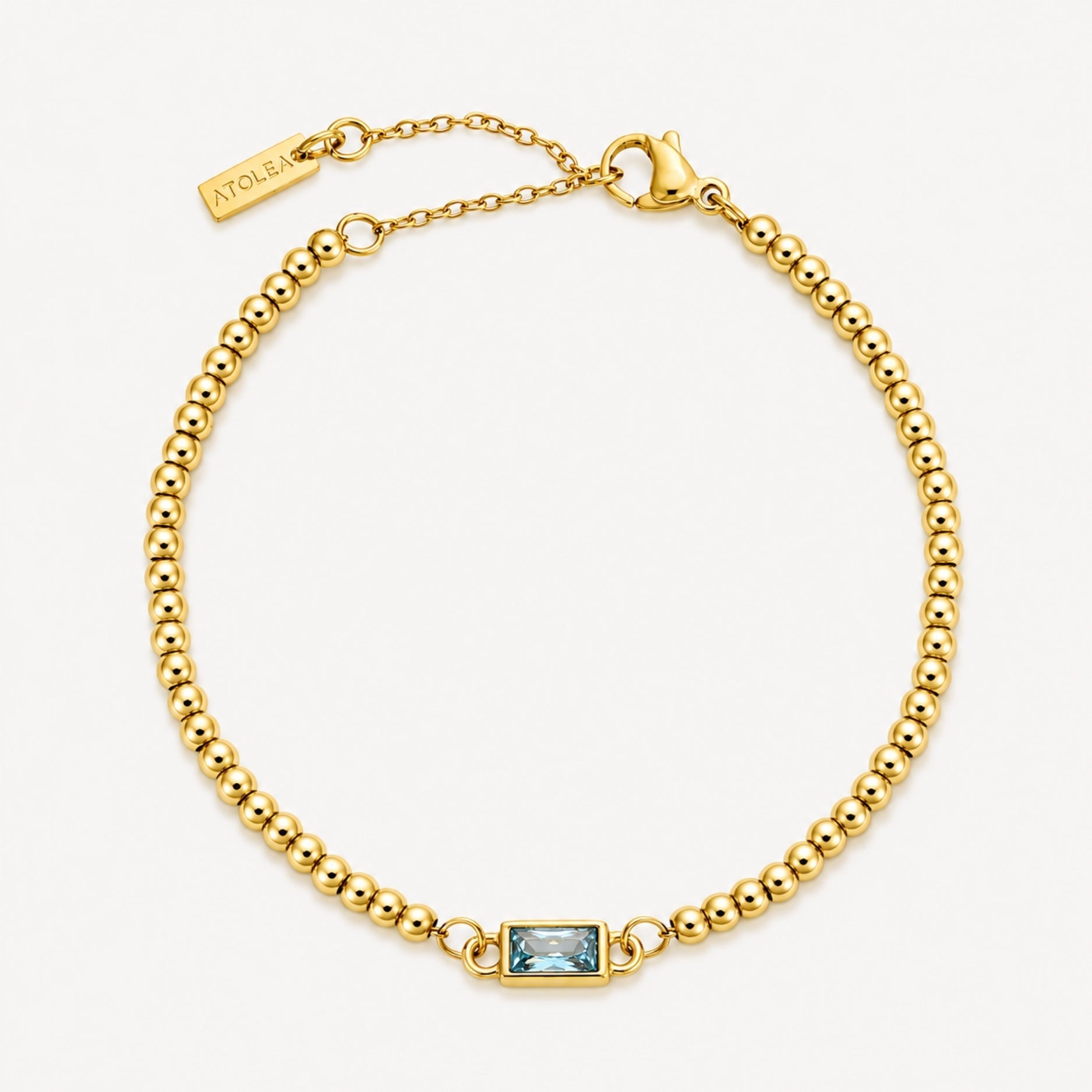 Beaded Birthstone Bracelet