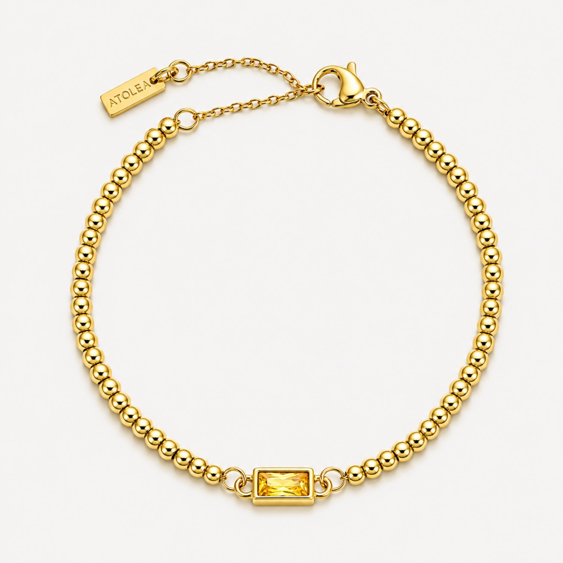 Beaded Birthstone Bracelet