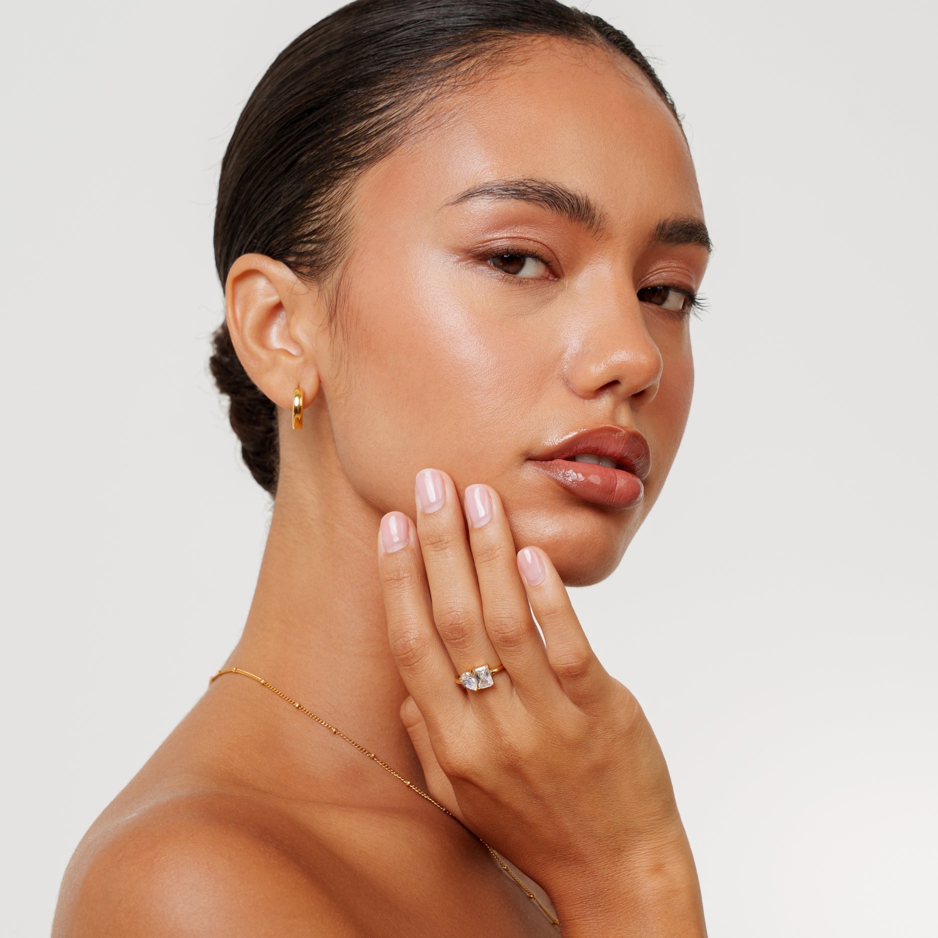 Bold Huggie Hoops