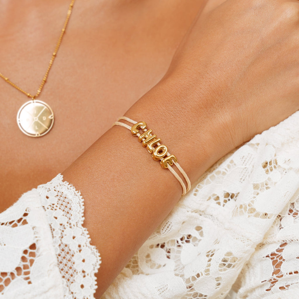 Bubble Name Bracelet