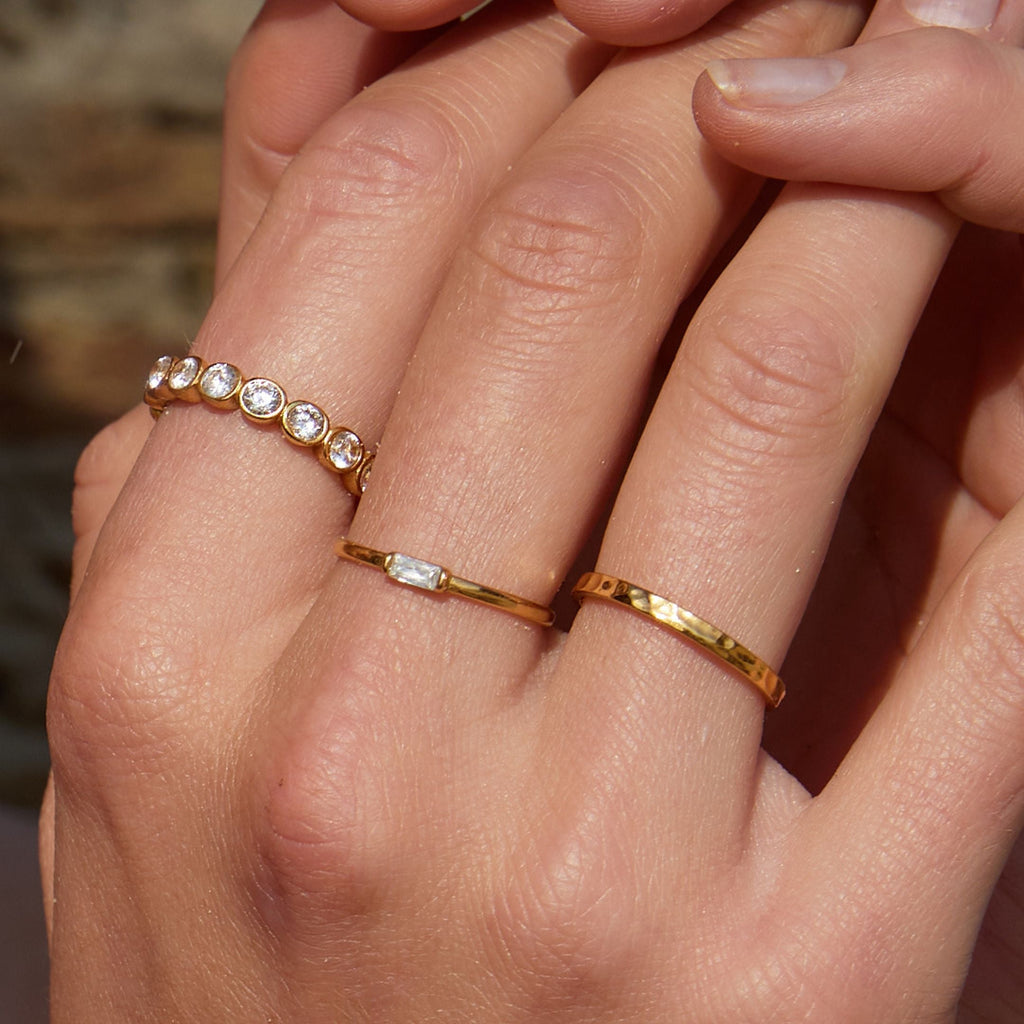 Beaded Sparkly Ring