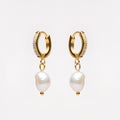 Freshwater Pearl Hoop Earrings