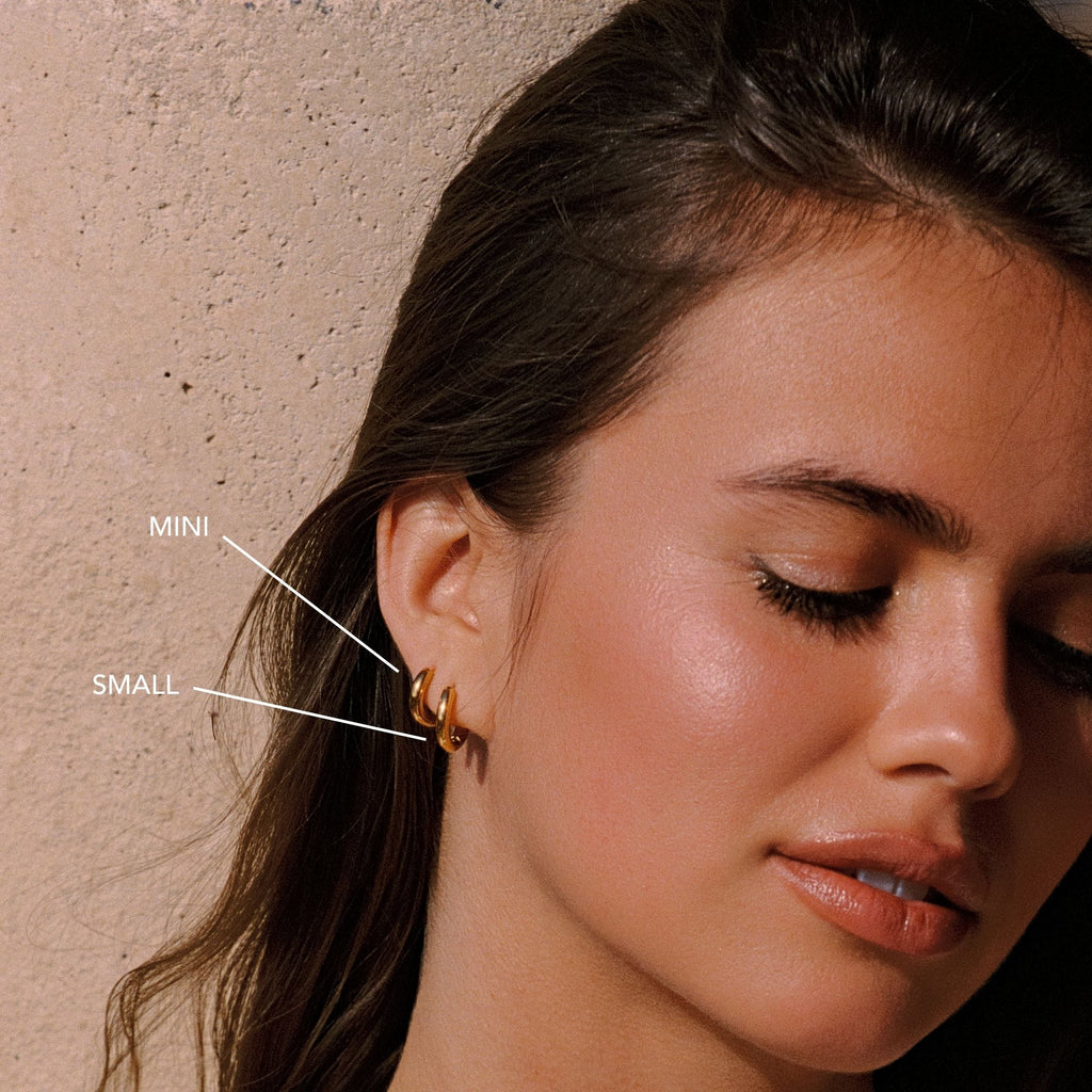 Thick Hoop Earrings