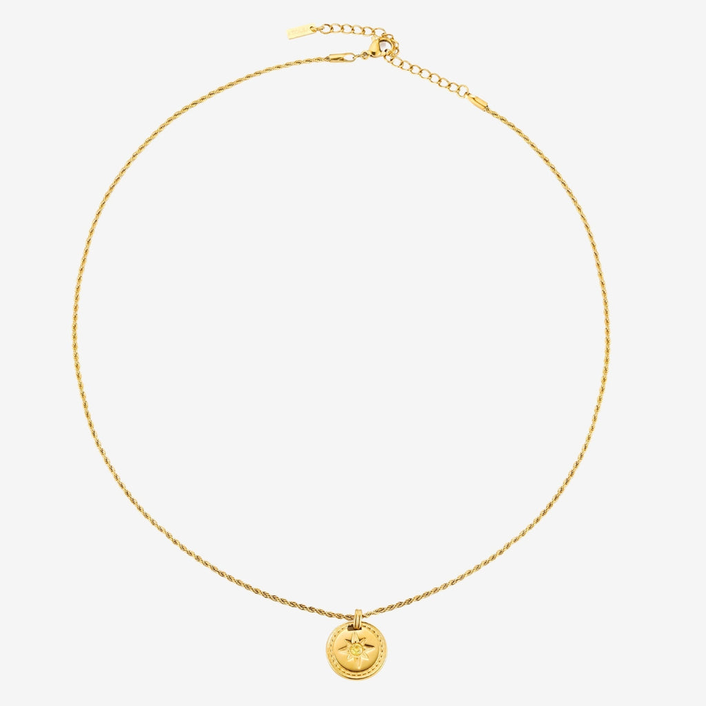 Golden Compass Necklace