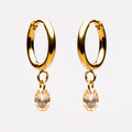 Rosé Drop Earrings