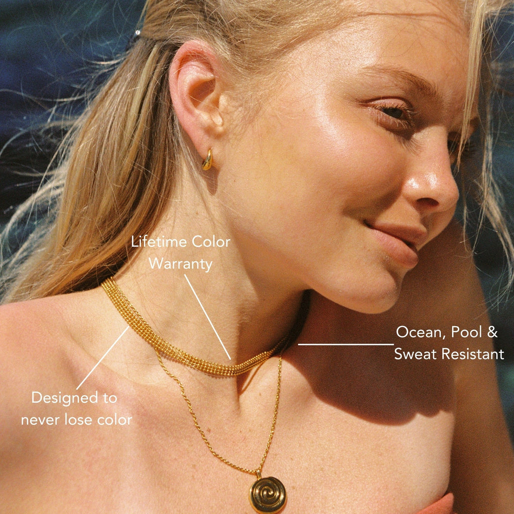 Golden Mesh Choker