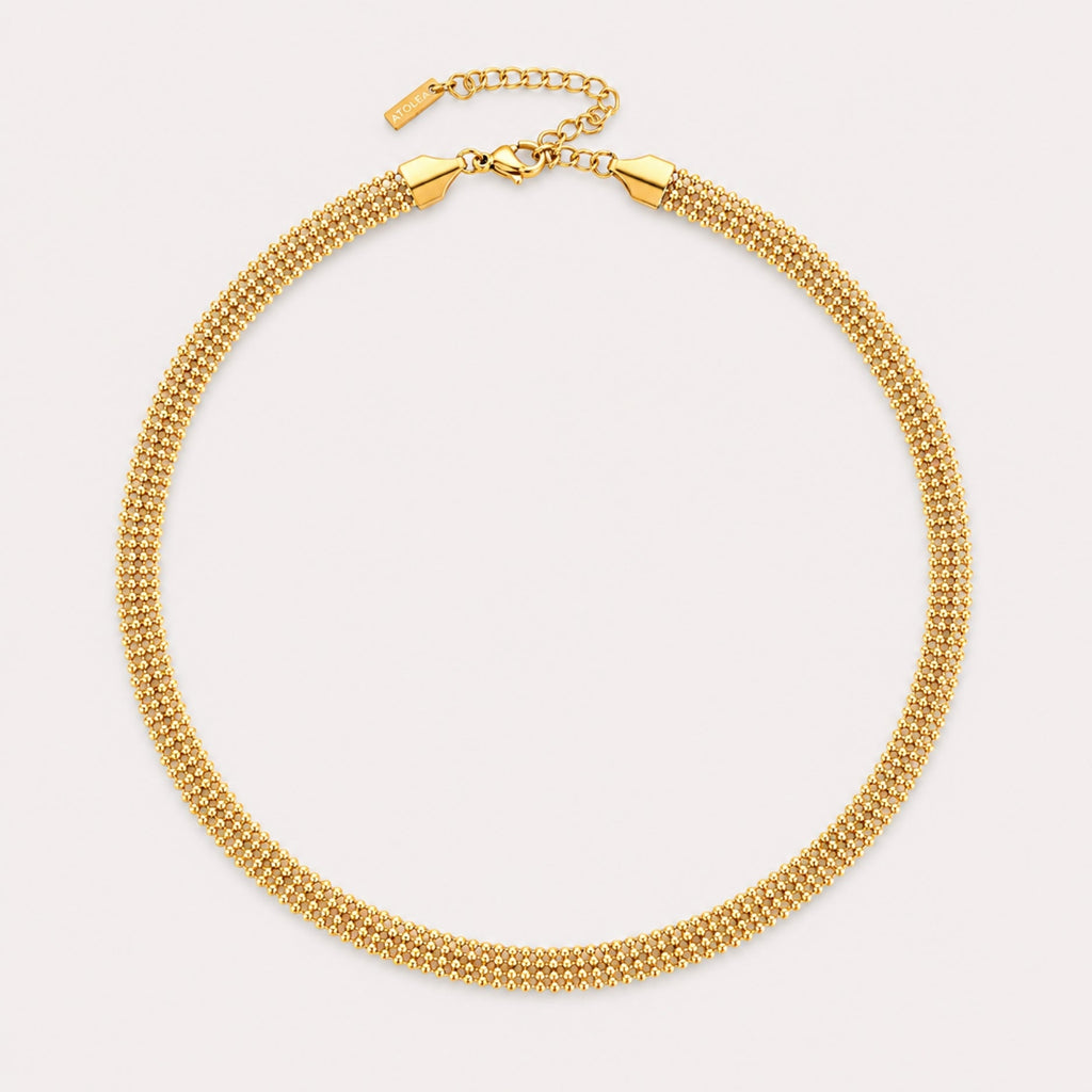 Golden Mesh Choker