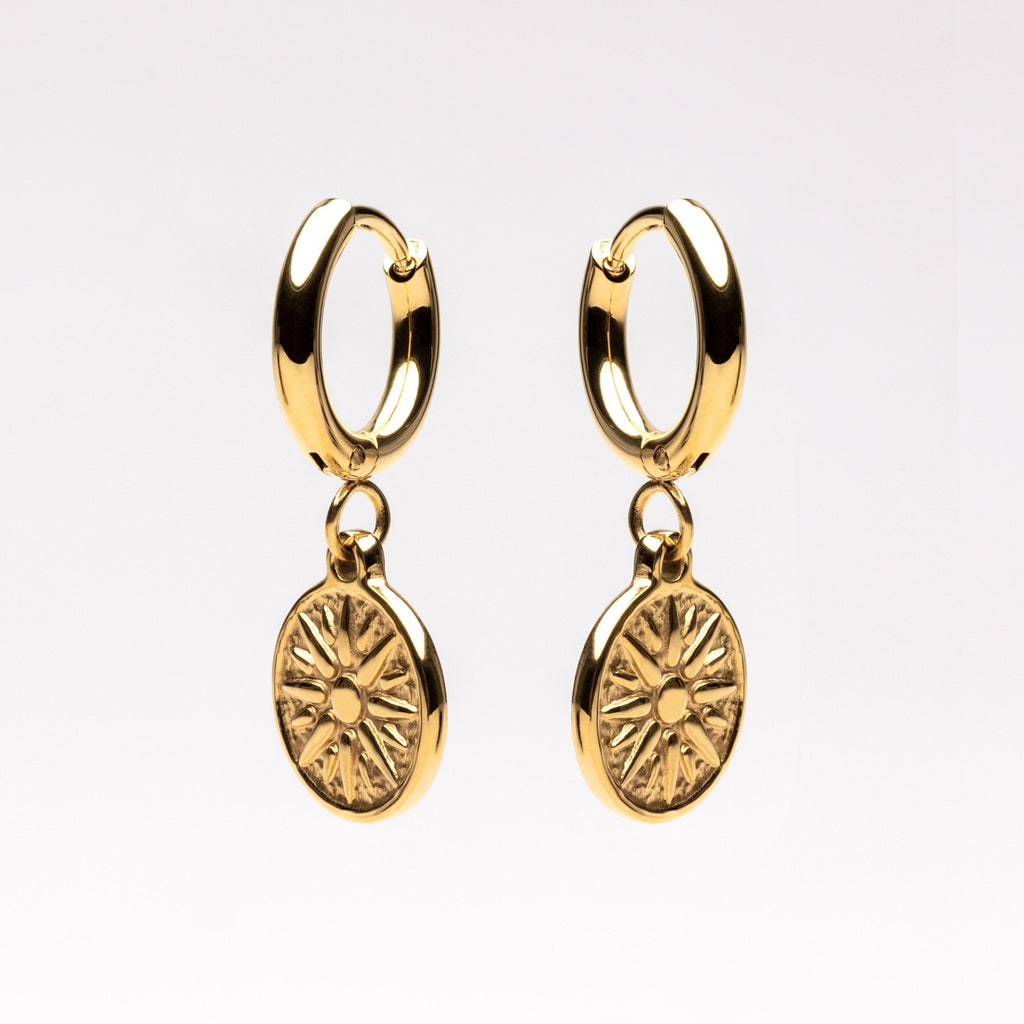Golden Sun Earrings