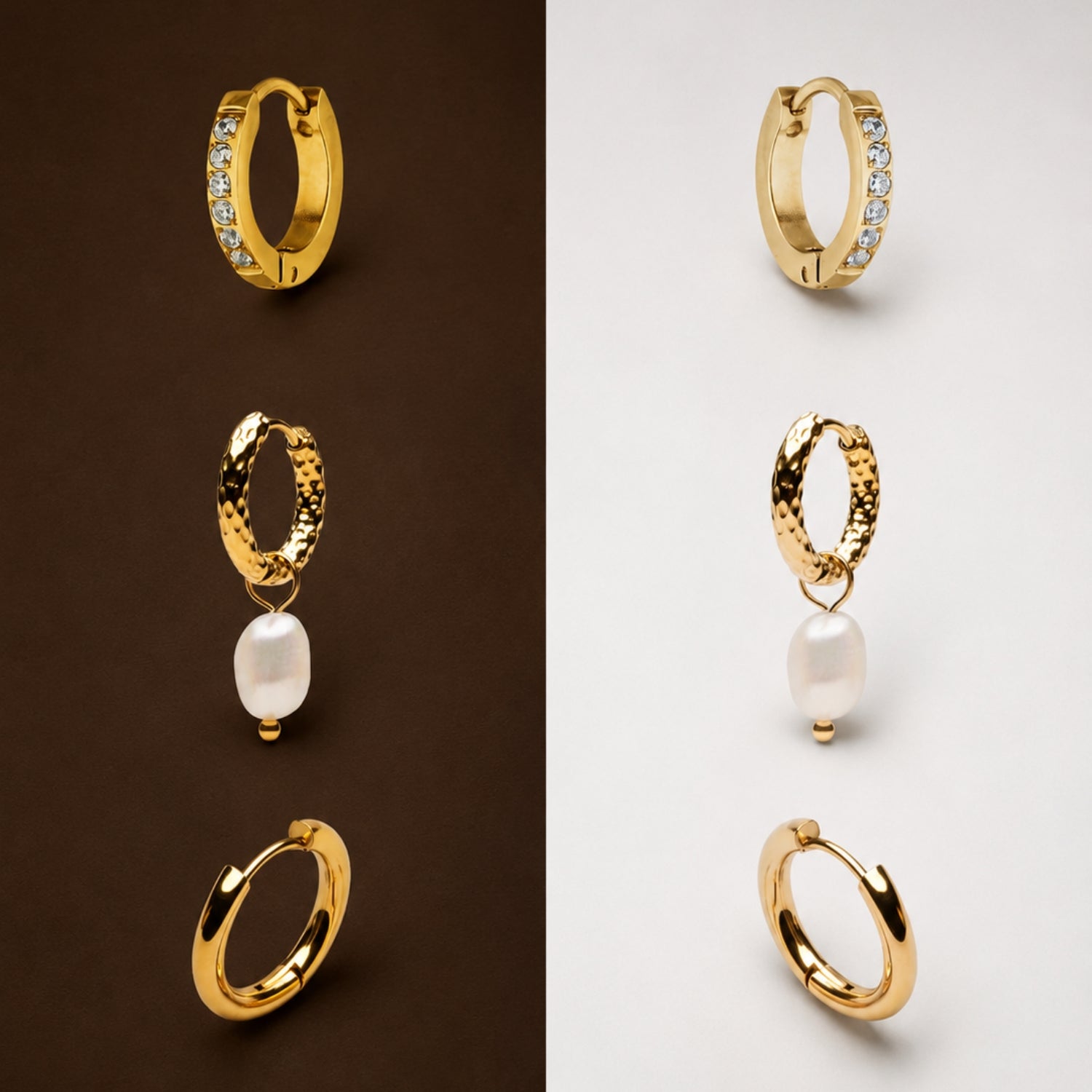 Tiny Huggie Hoops