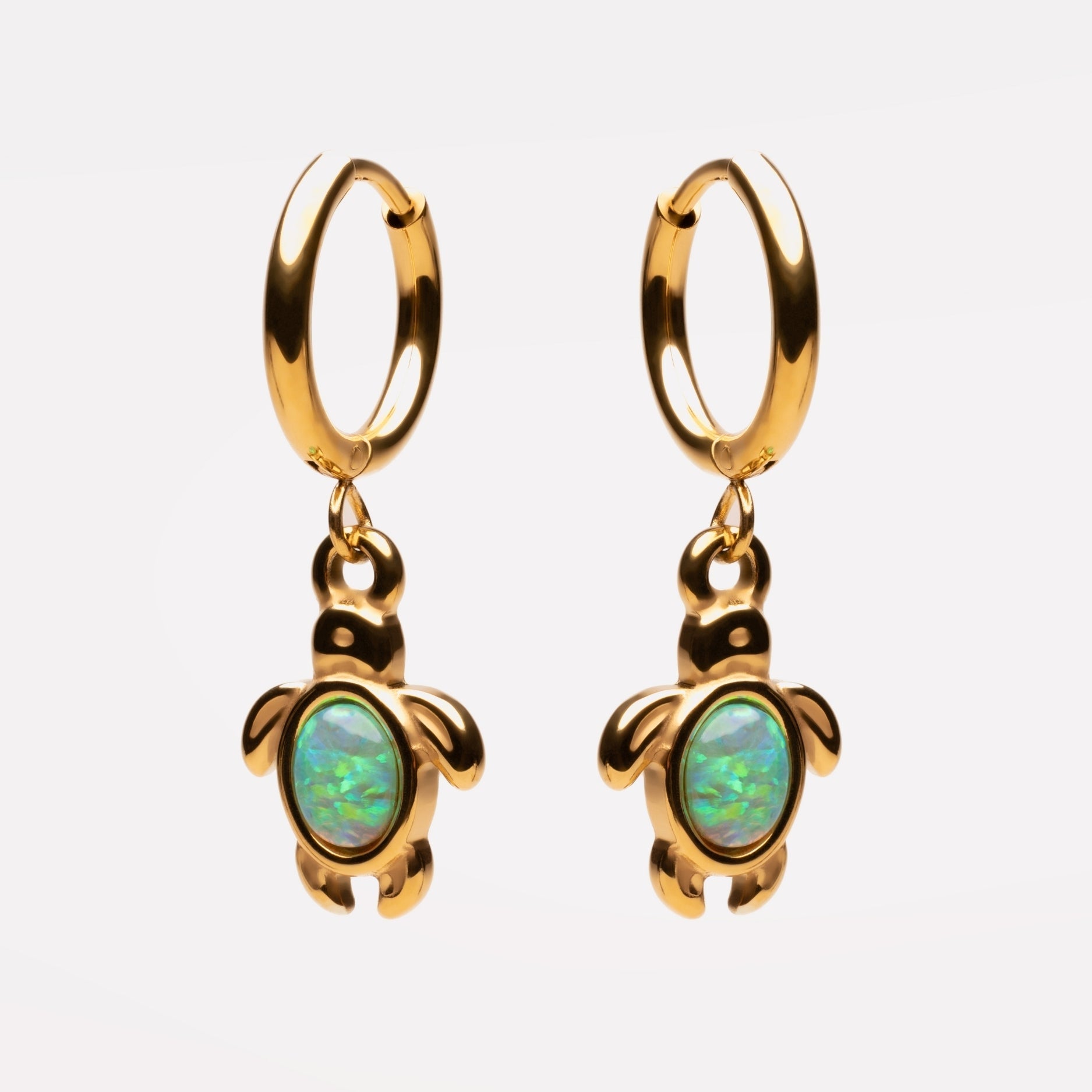 Opal Turtle Hoops