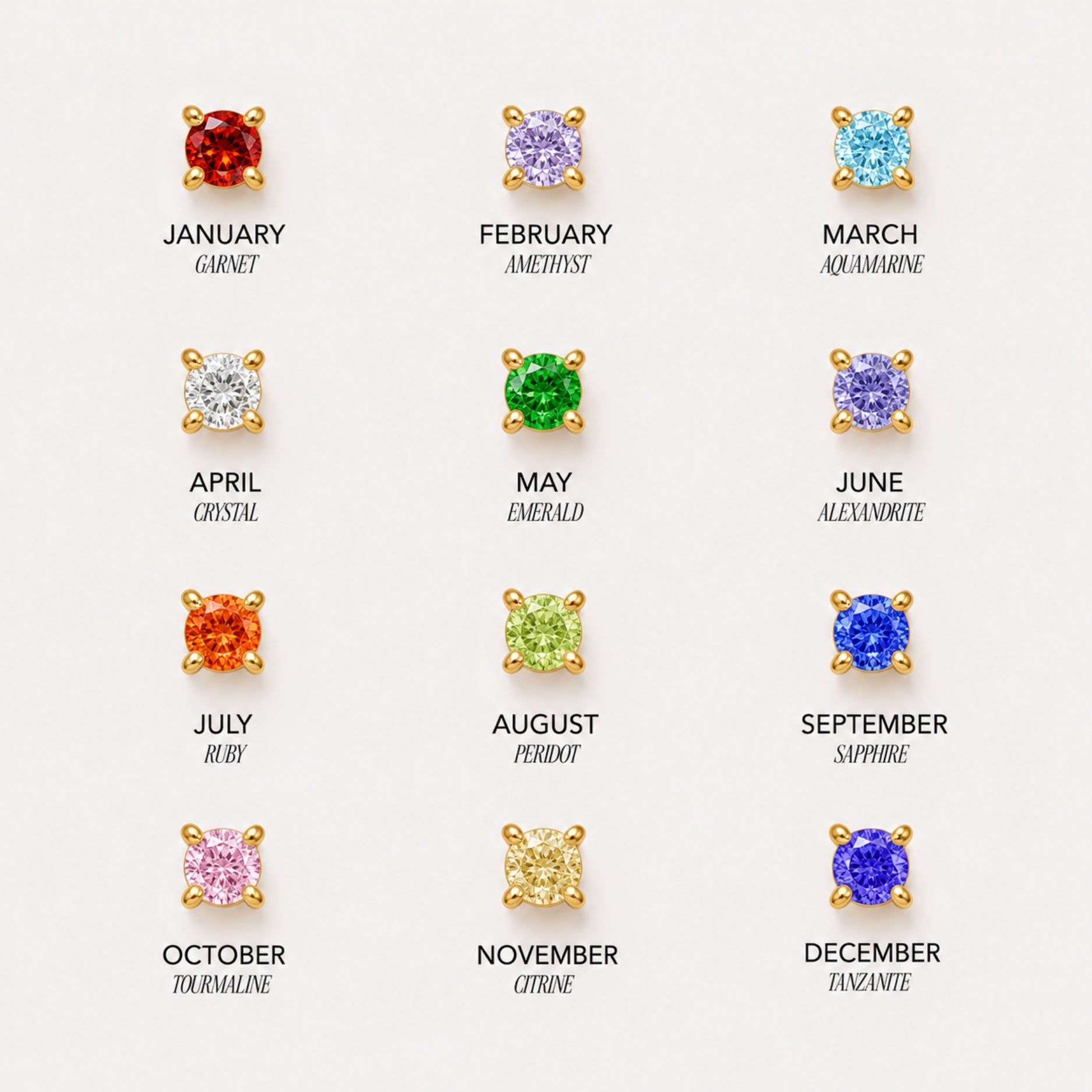 Custom Birthstone Bracelet