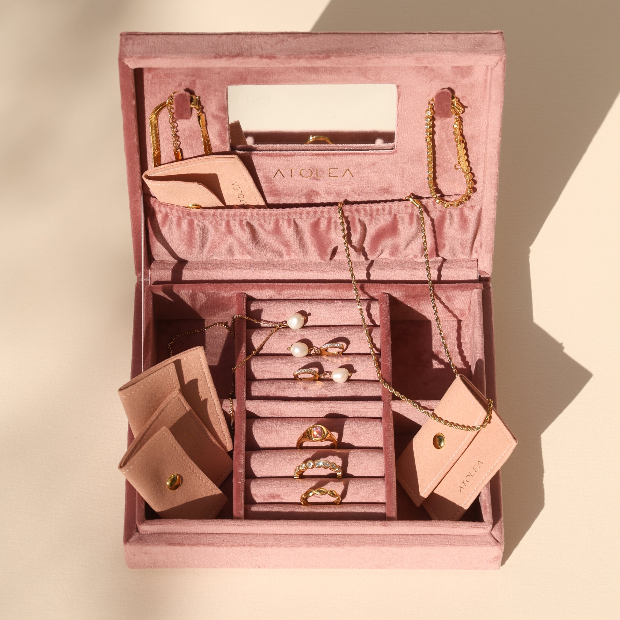 Signature Velvet Jewelry Box