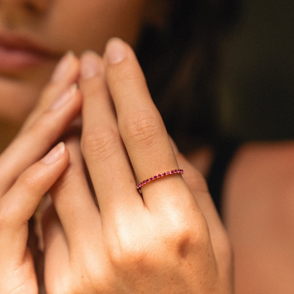 “Bordeaux” Thin Ring