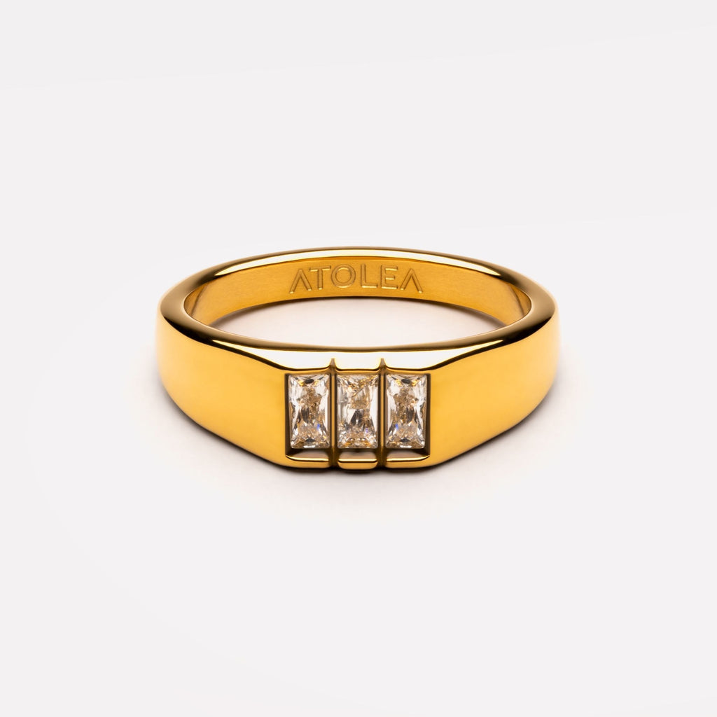 Baguette Signet Ring