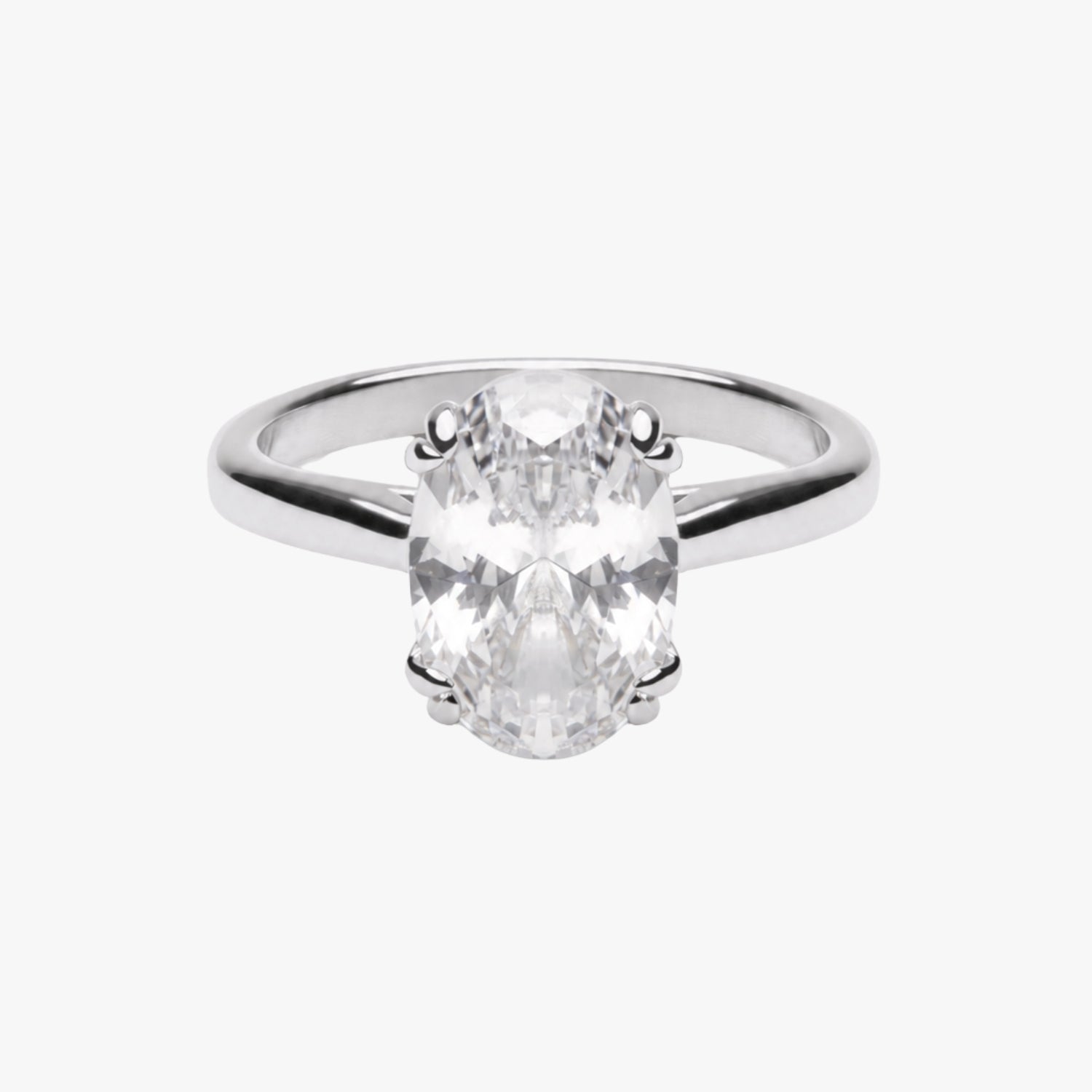 Oval Solitaire Ring