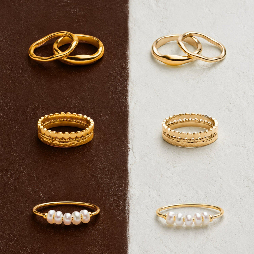 "Gemini" Stackable Rings