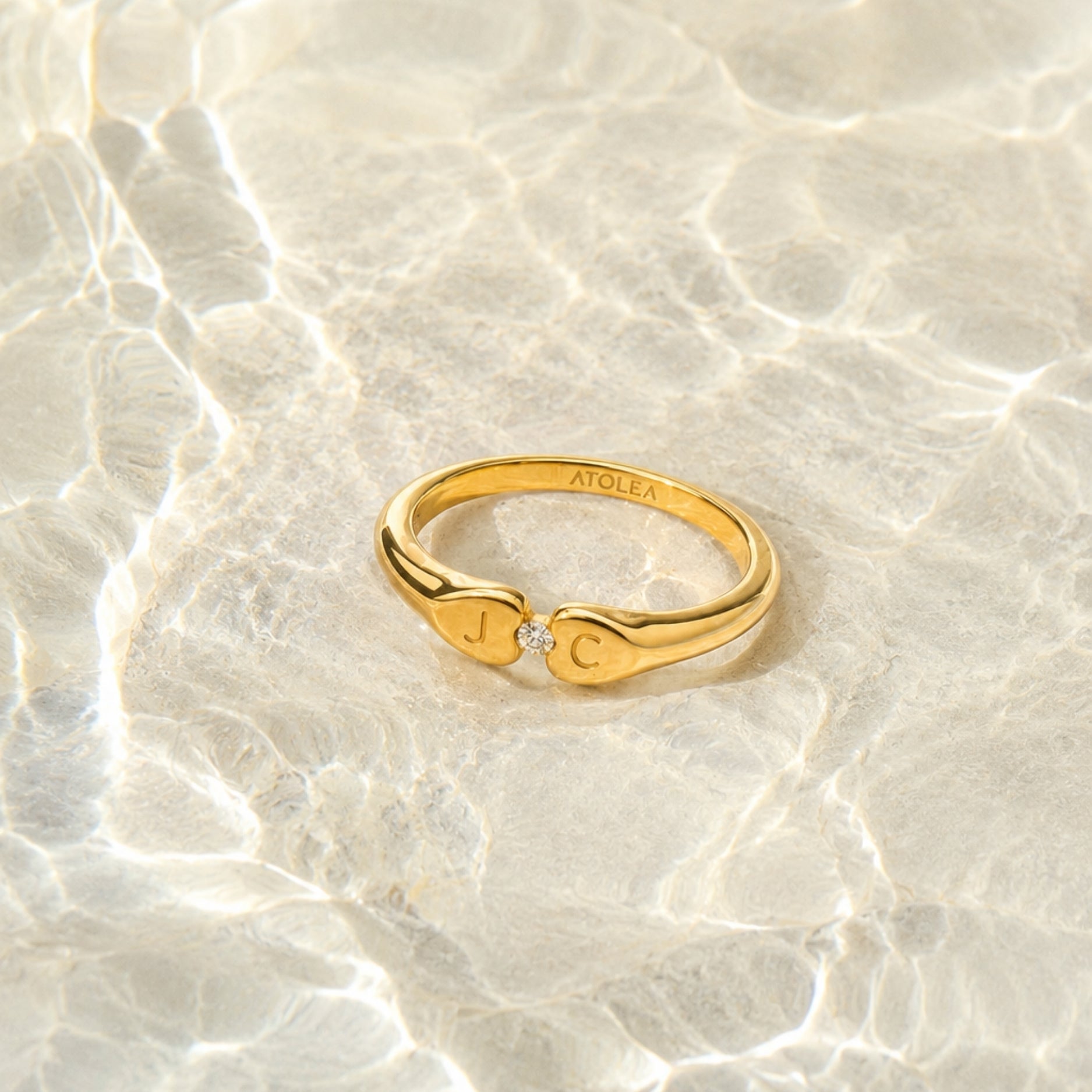 Two-Initial Crystal Ring