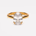 Oval Solitaire Ring